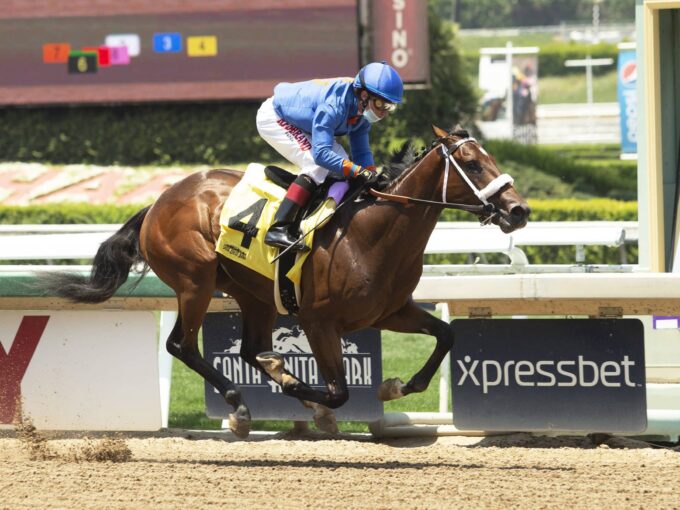 2yo Weston flashes the precociousness you would expect from an offspring of undefeated G1-winning juvenile, Hit It a Bomb | Benoit photo