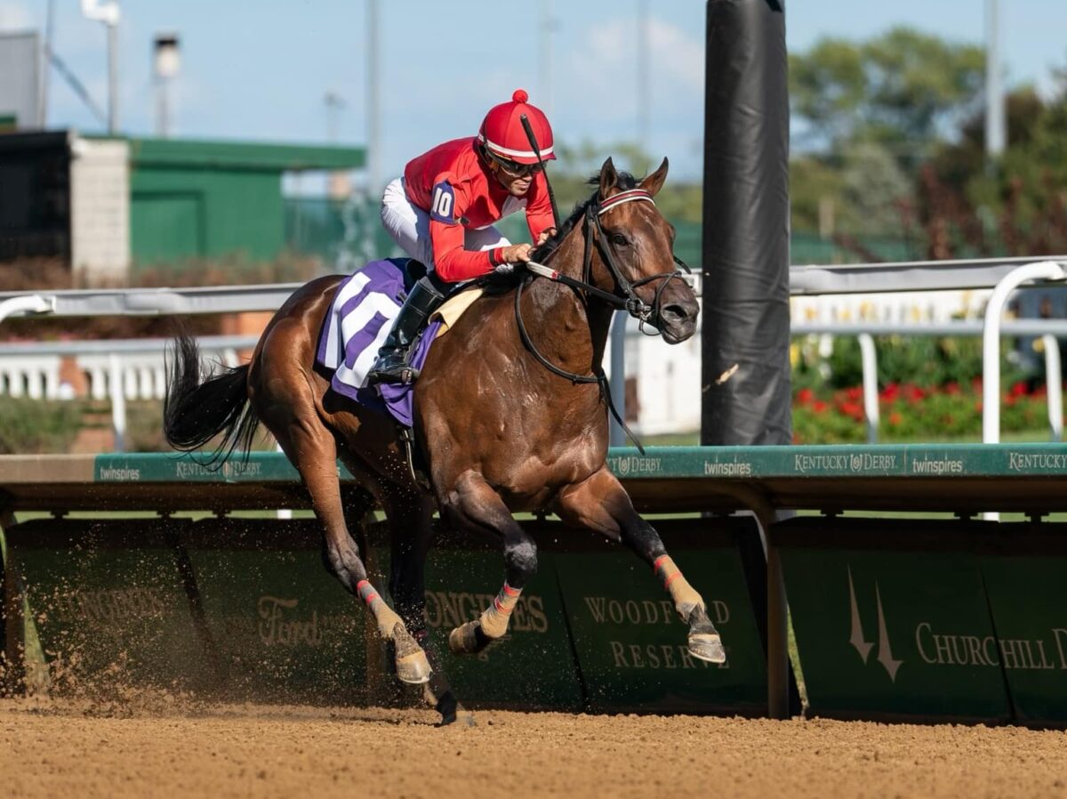 1st Graded SW: 2yo colt Jonathan's Way stays undefeated in the 2024 Iroquois S. (G3) at Churchill Downs | Nicole Finch photo