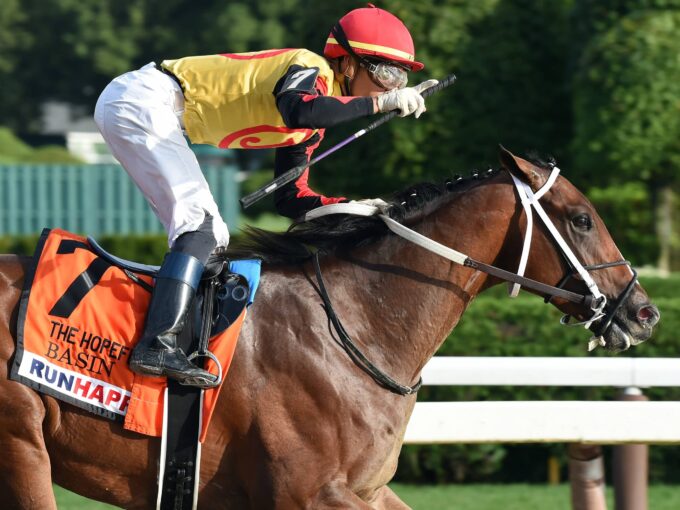 Basin dominated the 2019 Hopeful-G1 by 6 1/2 lengths at Saratoga | NYRA photo