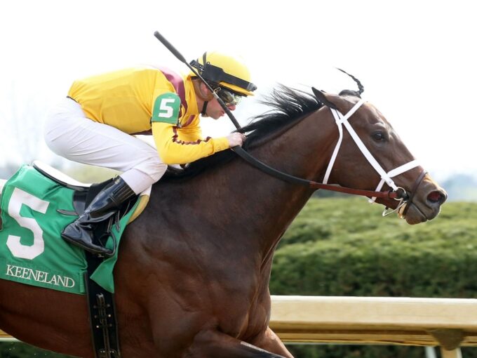 Corona Bolt captures the 2023 Lafayette S. at Keeneland - Coady photography