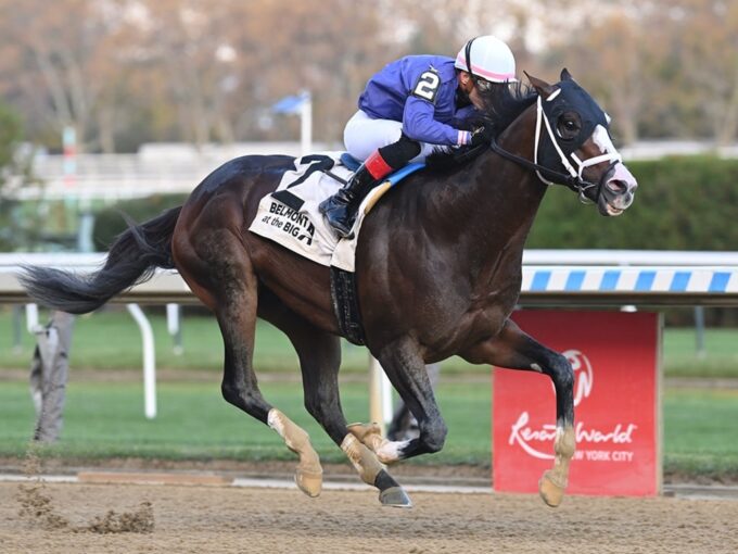 Everso Mischievous wins the 2023 Forty Niner S. (G2) at Aqueduct - NYRA photo