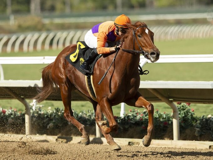 Kopion cruises to her debut victory on Nov. 26 at Del Mar - Benoit photo