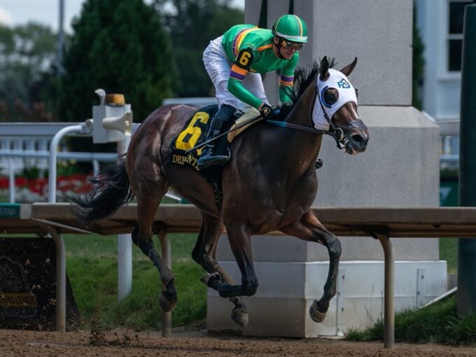 Thousand Words' first stakes winner, Vodka With a Twist, takes the Debutante S. at Churchill Downs - Nicole Finch