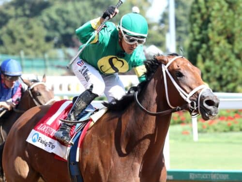 Musical Mischief gets her first stakes win in the Locust Grove S. (G2) - Renee Torbit/Coady Media