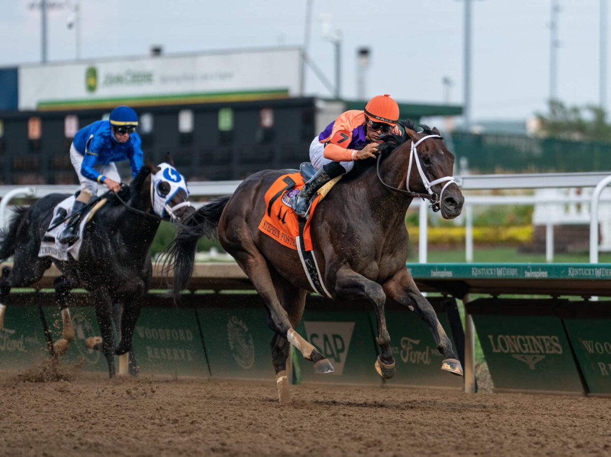 Kingsbarns wins the 2024 Stephen Foster S. (G1) at Churchill Downs | Nicole Finch photo