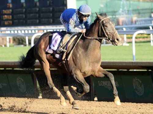 Sovereignty glides to victory in the 2024 Street Sense S. (G3) at Churchill Downs - Renee Torbit/Coady Media