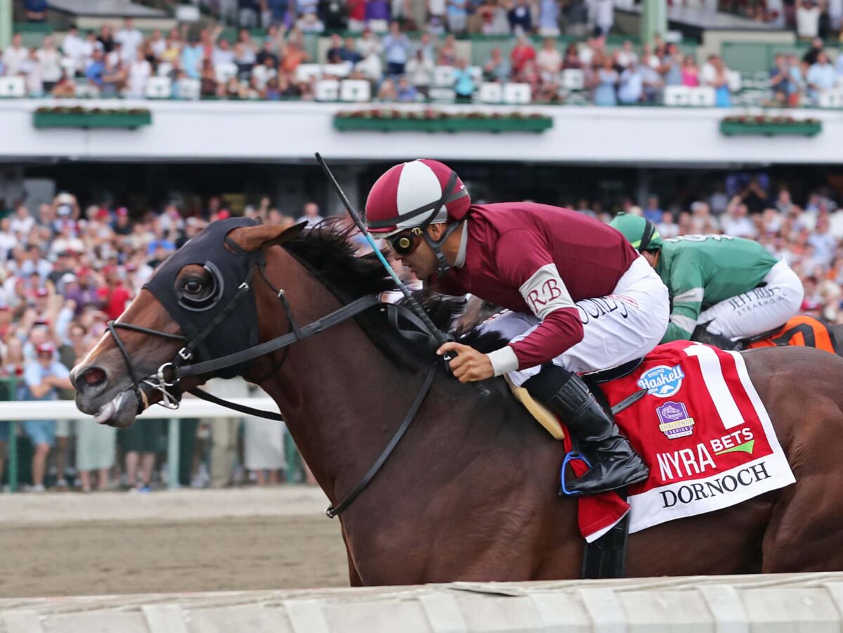 Dornoch wins the 2024 Haskell-G1 at Monmouth to move to the front of the 3-year-old division | EQUI-PHOTO